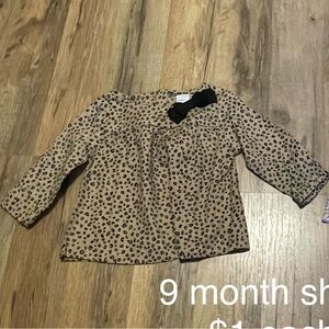 Leopard Print Kids Top